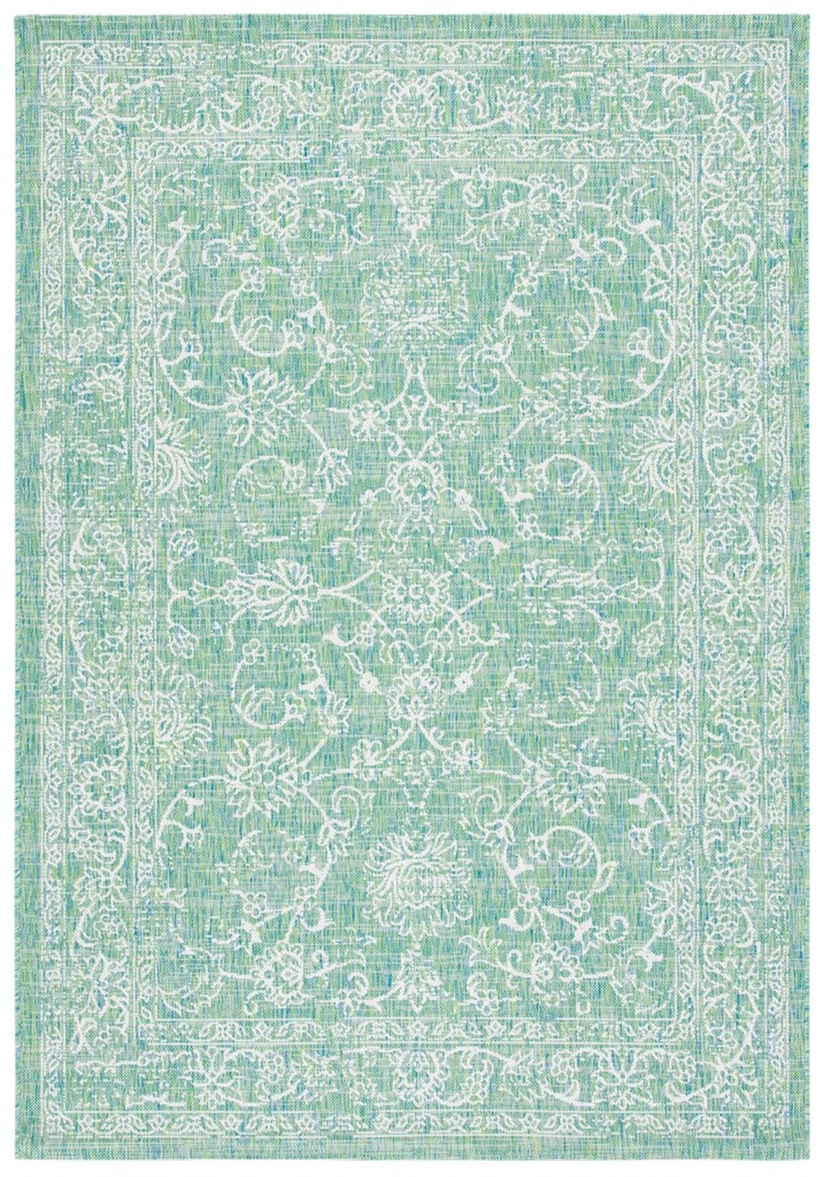  Safavieh Courtyard 8680 Indoor / Outdoor Rug - Soft Pink / Ivory - Bonton