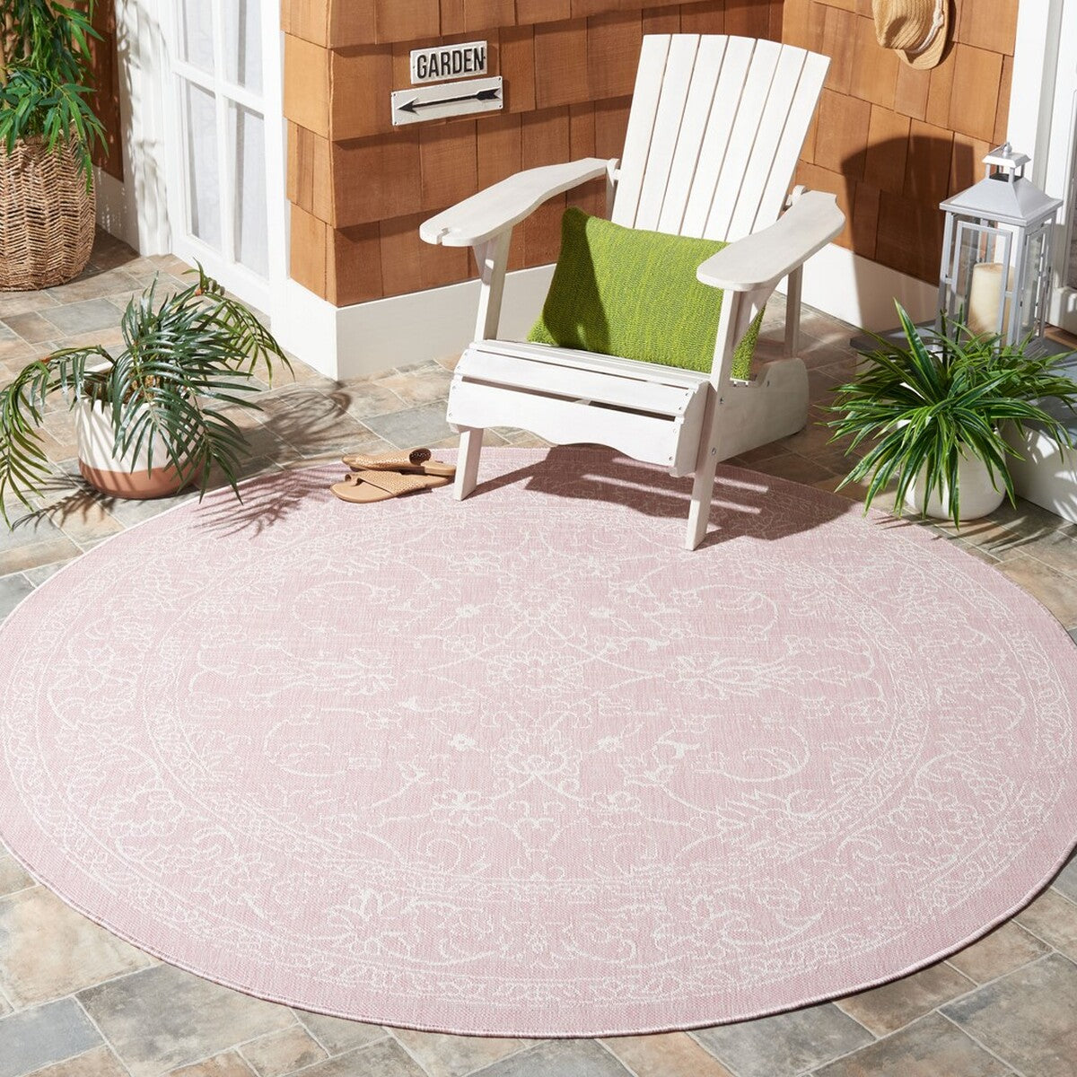  Safavieh Courtyard 8680 Indoor / Outdoor Rug - Turquoise - Bonton