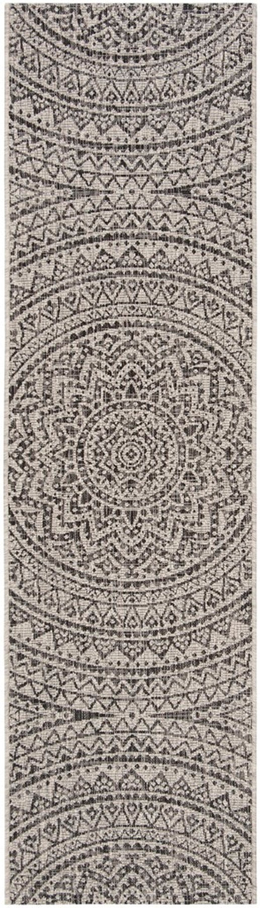  Safavieh Courtyard 8734 Indoor / Outdoor Rug - Ivory / Fuchsia - Bonton