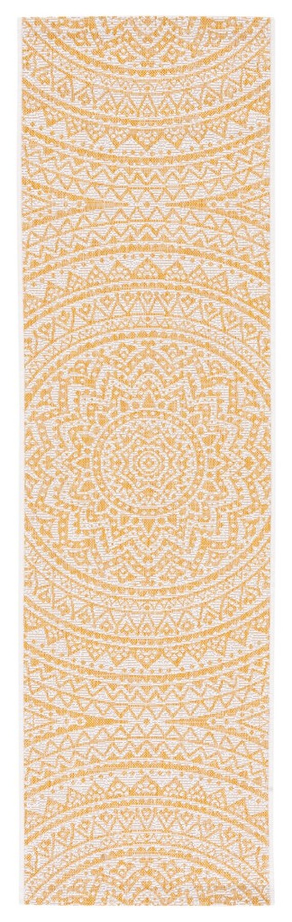  Safavieh Courtyard 8734 Indoor / Outdoor Rug - Ivory / Fuchsia - Bonton