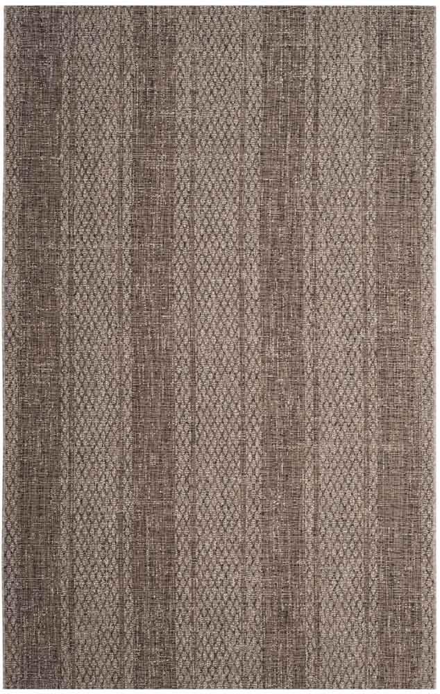  Safavieh Courtyard 8736 Indoor / Outdoor Rug - Light Grey / Teal - Bonton