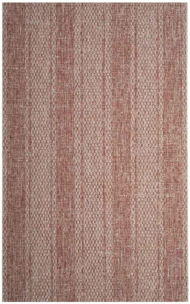  Safavieh Courtyard 8736 Indoor / Outdoor Rug - Light Beige / Light Brown - Bonton