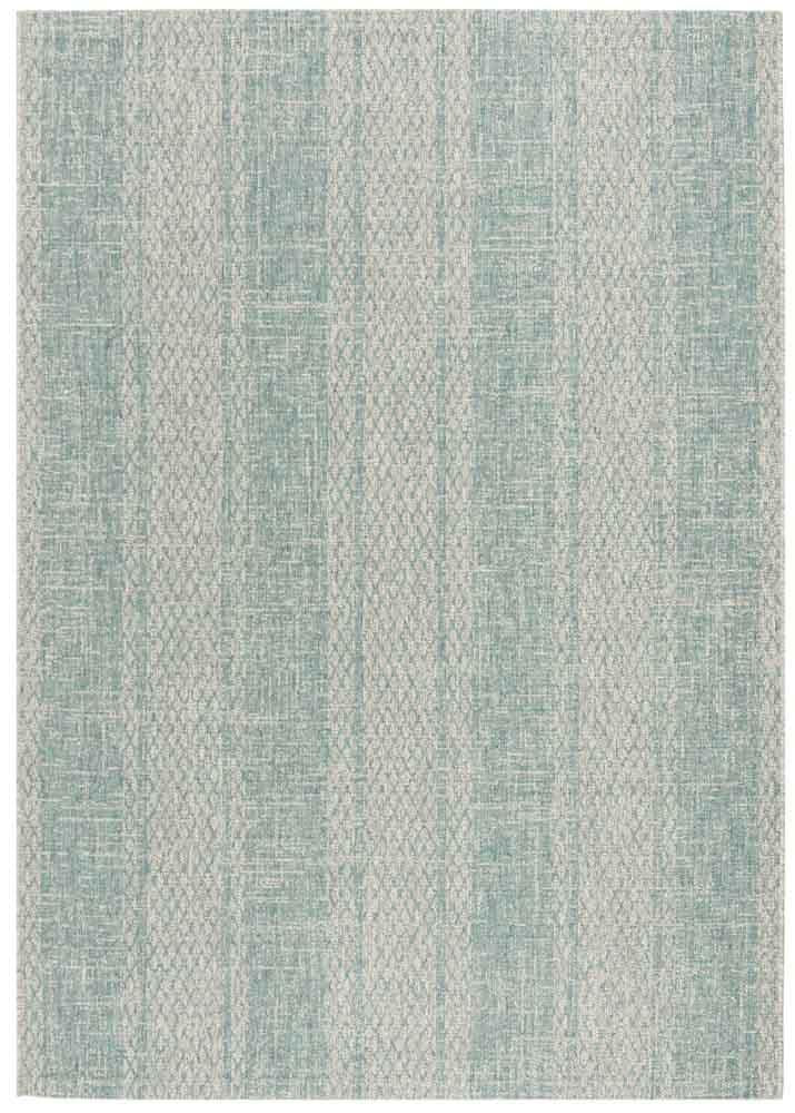  Safavieh Courtyard 8736 Indoor / Outdoor Rug - Light Grey / Blue - Bonton