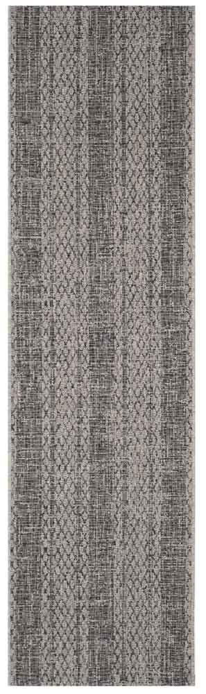  Safavieh Courtyard 8736 Indoor / Outdoor Rug - Light Grey / Blue - Bonton