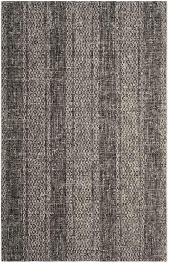  Safavieh Courtyard 8736 Indoor / Outdoor Rug - Light Grey / Blue - Bonton