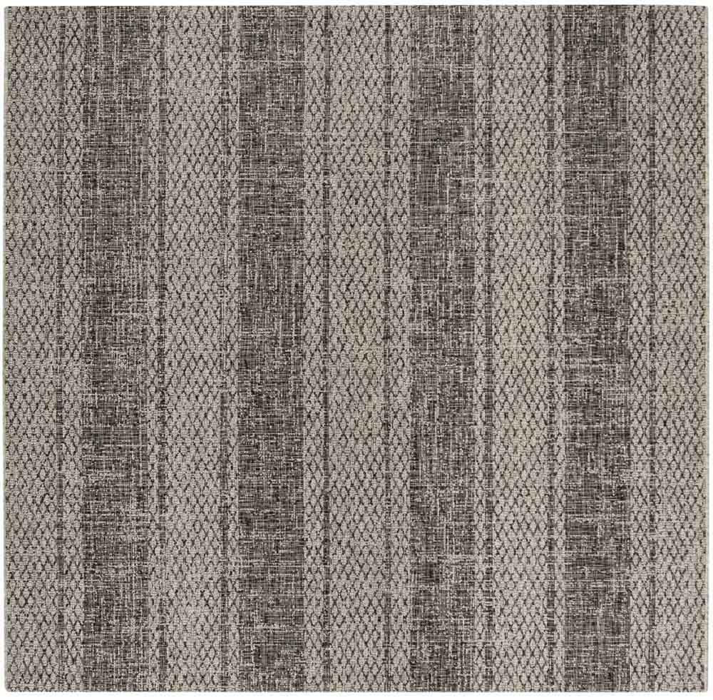  Safavieh Courtyard 8736 Indoor / Outdoor Rug - Light Grey / Blue - Bonton