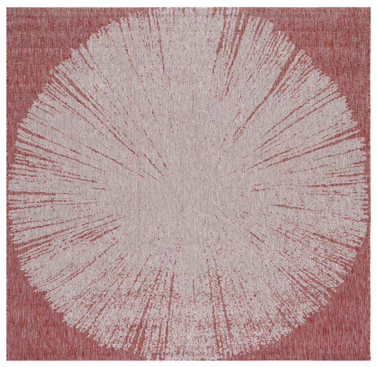  Safavieh Courtyard 8893 Indoor / Outdoor Rug - Beige / Red - Bonton