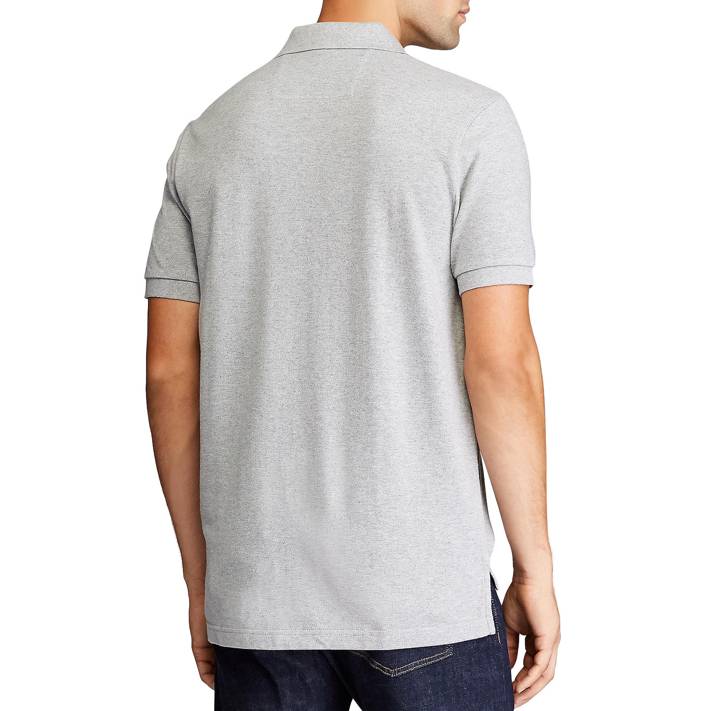  Chaps Chaps Men's Short Sleeve Everyday Solid Pique Polo - Light Grey Hth - Bonton