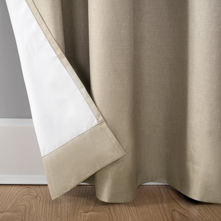 Harner Thermal Insulated 100% Blackout Grommet Curtain Panel