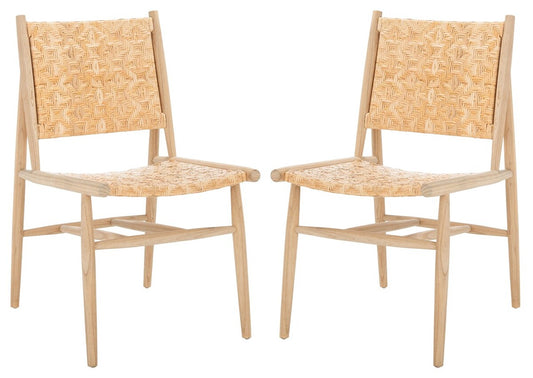 Adira Textured Rattan Dining Chair Set of 2