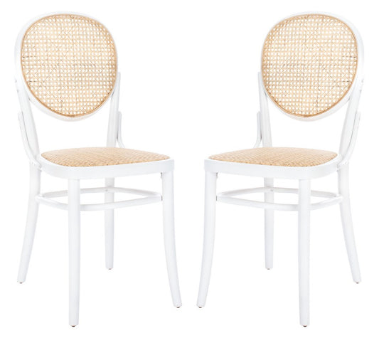 Sonia Rattan Dining Chairs Set of 2