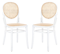 Sonia Rattan Dining Chairs Set of 2