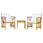 3-Piece Outdoor Patio Seating Set with Seat Cushions