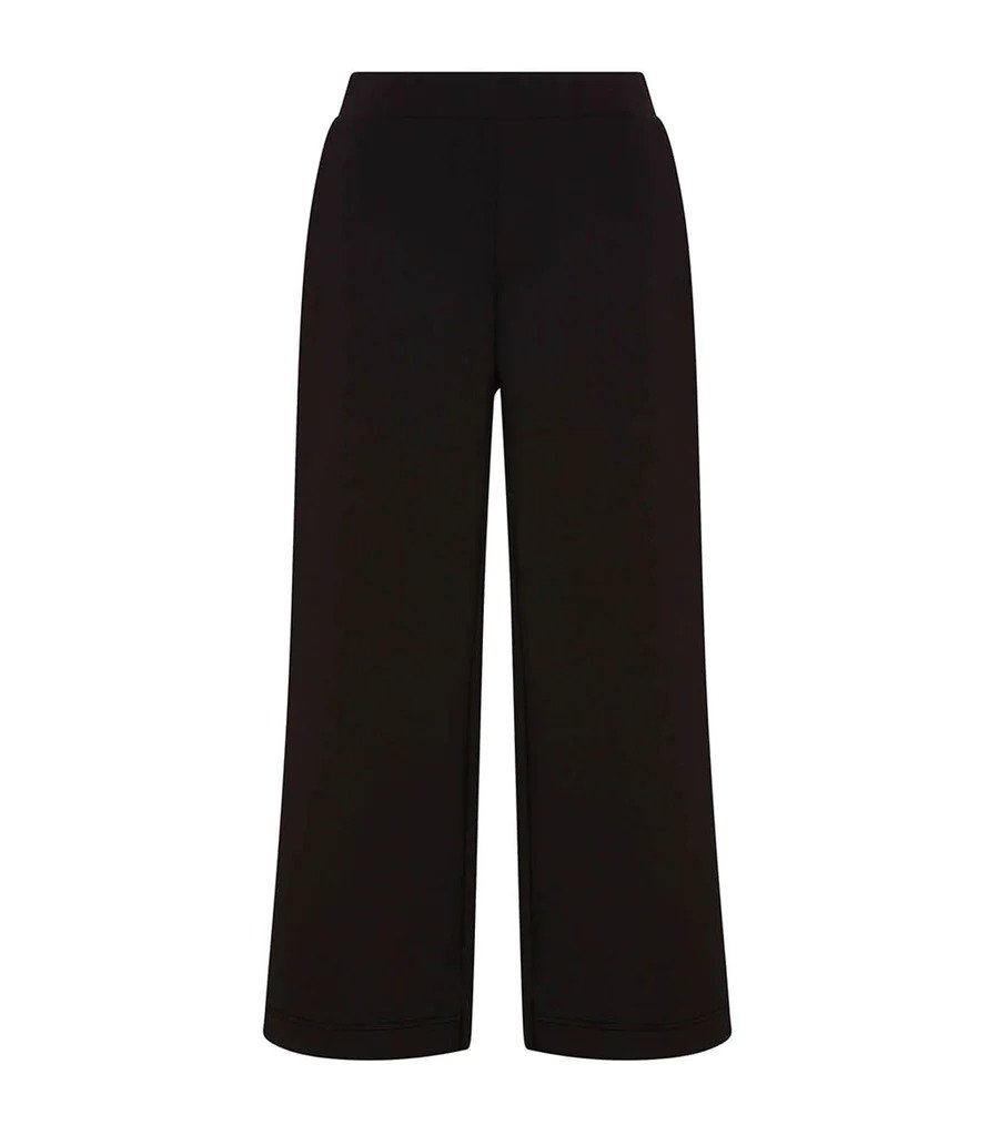  Anne Klein Wide Leg Pull-On Crop Pants - Plus - Anne Black - Bonton