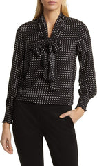 Florentine Dot Poet Blouse