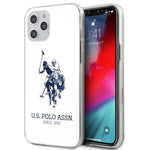 iPhone 12 / 12 Pro - Silicone Black Vertical Logo With Microfiber Interior - U.S. Polo Assn.