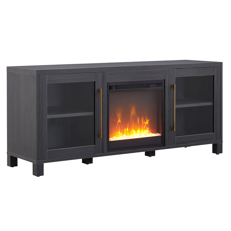 Quincy TV Stand with Crystal Fireplace for TV's up to 65"