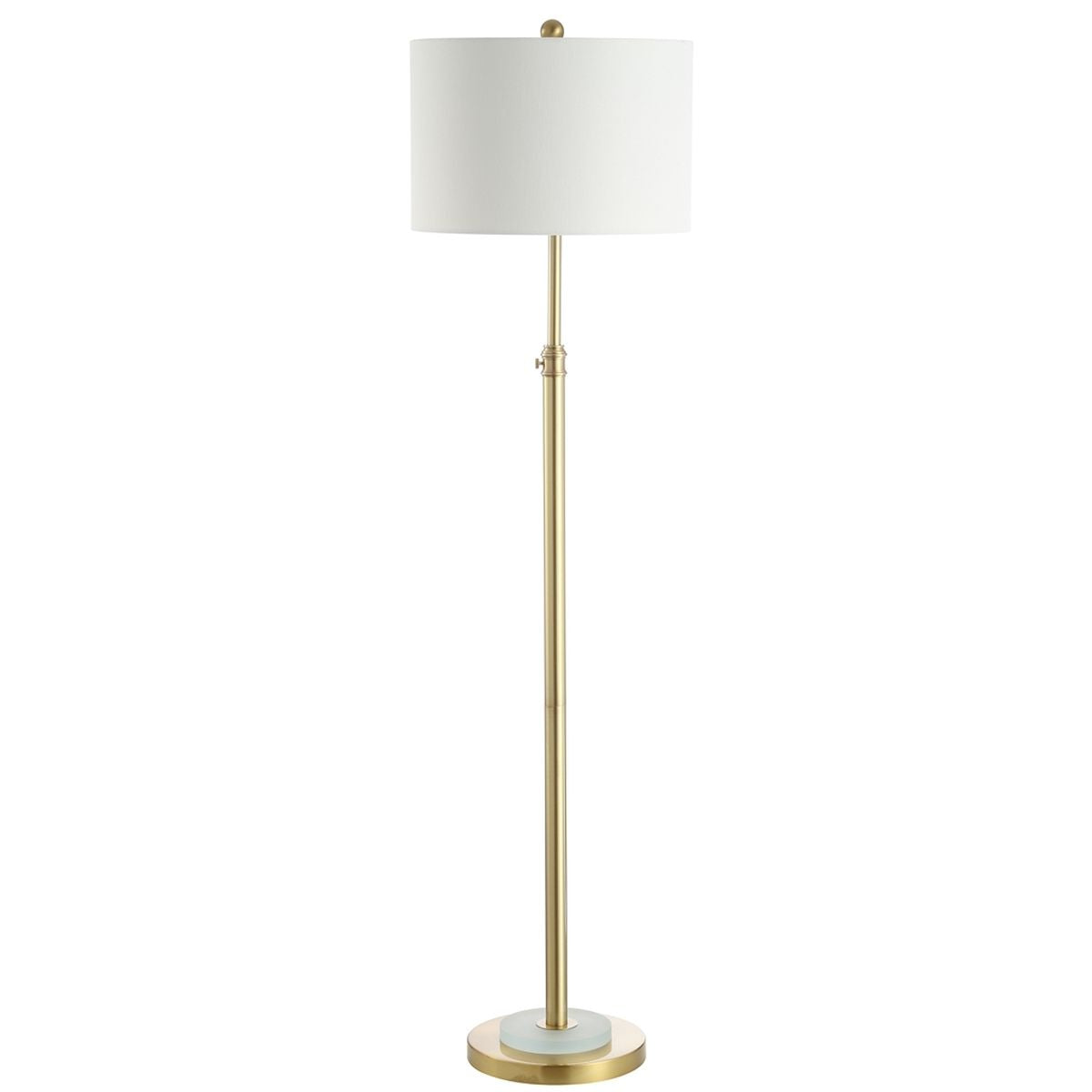  Safavieh Pierson Floor Lamp - Gold - Bonton