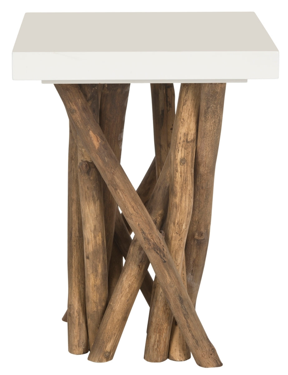  Safavieh Hartwick Side Table - Grey - Bonton