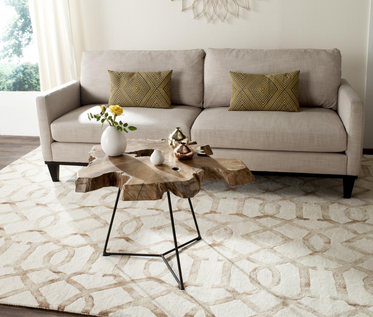  Safavieh Babylon Coffee Table - Natural - Bonton