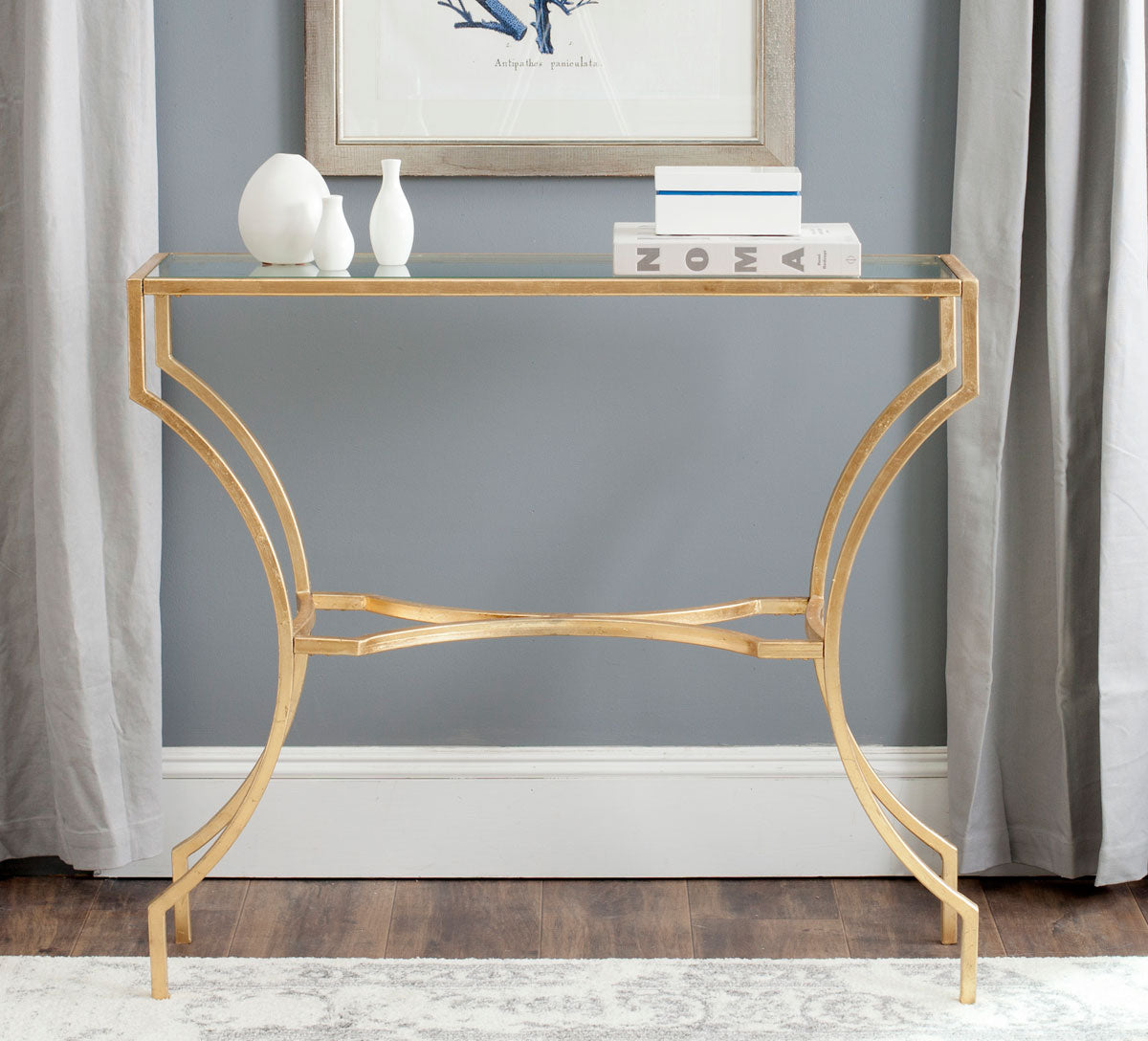  Safavieh Alphonse Console - Gold - Bonton