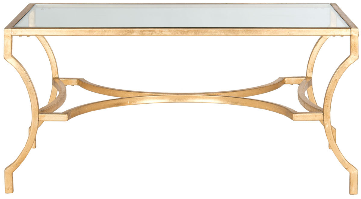  Safavieh Alphonse Coffee Table - Gold - Bonton