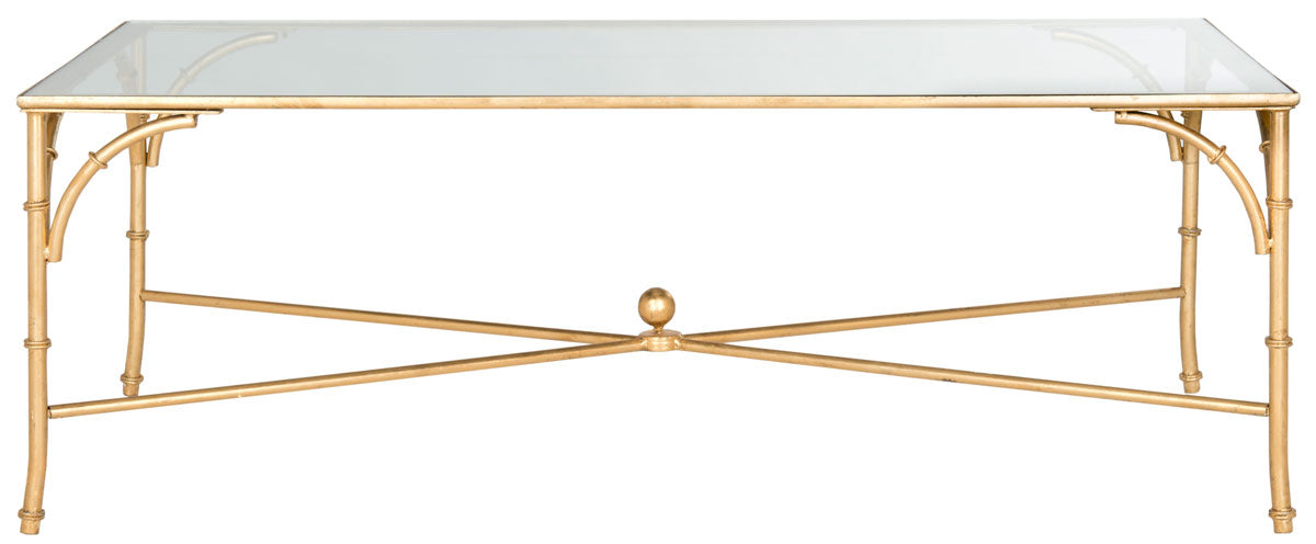  Safavieh Maurice Coffee Table - Gold - Bonton