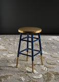 Emery Gold Leaf Counter Stool