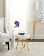 Jenine Ostrich Round Bench