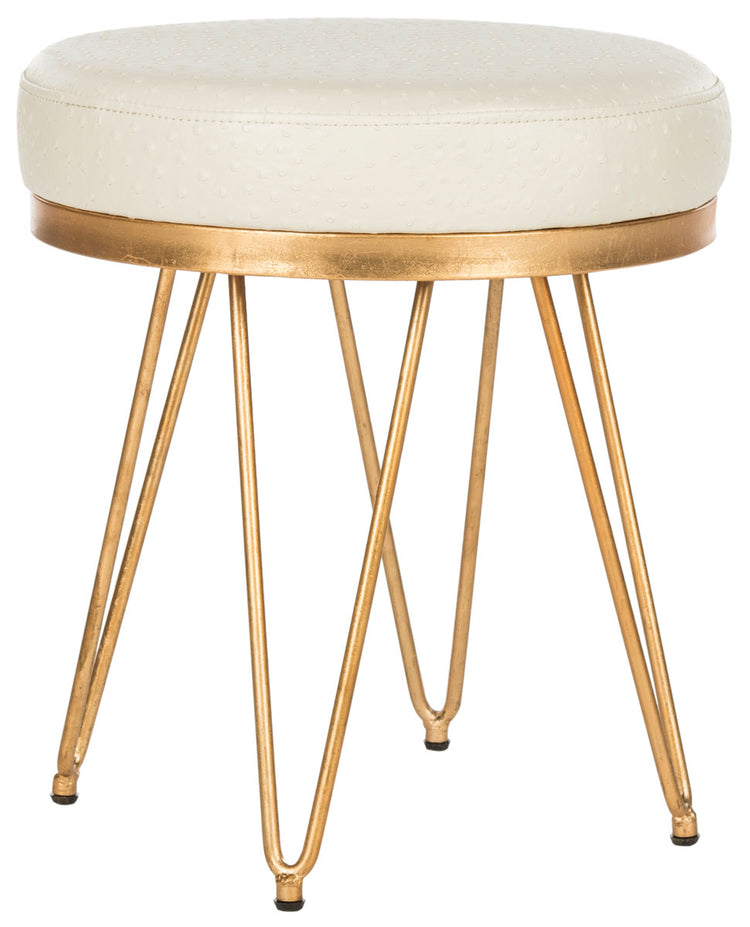 Jenine Ostrich Round Bench
