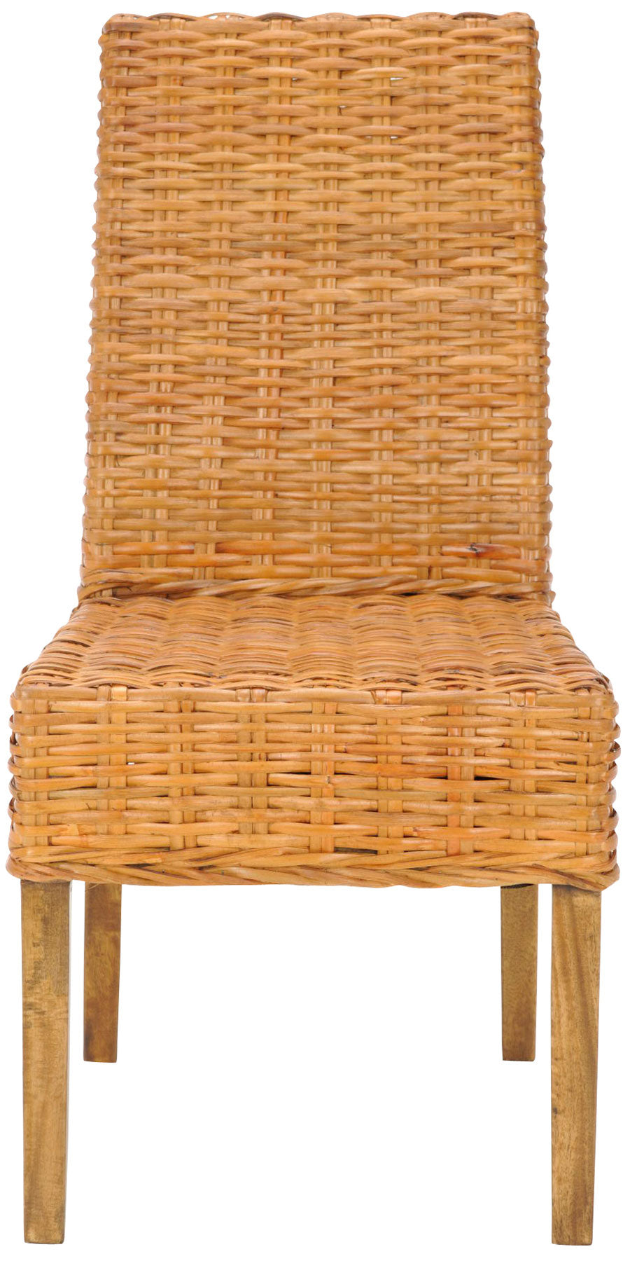  Safavieh Sanibel Rattan Side Chair Set of 2 - Brown - Bonton