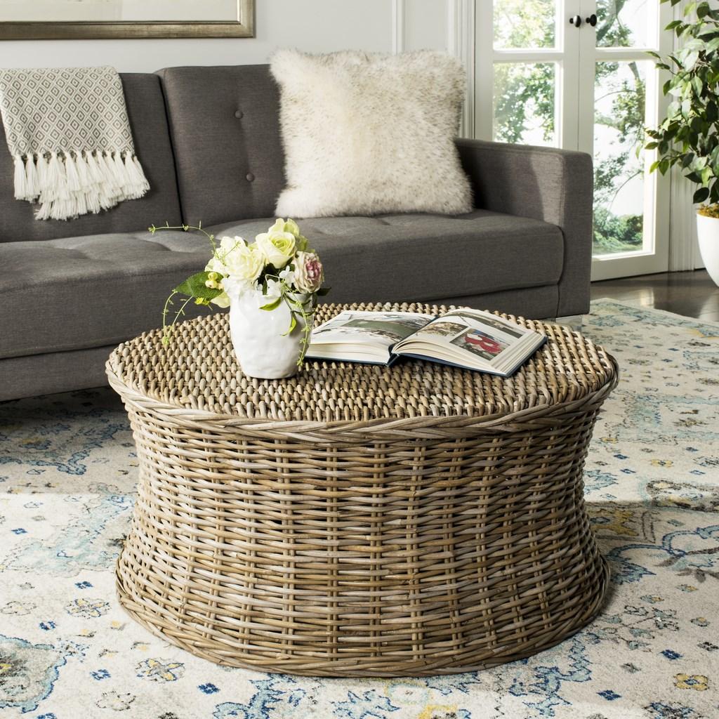  Safavieh Ruxton Coffee Table - White - Bonton