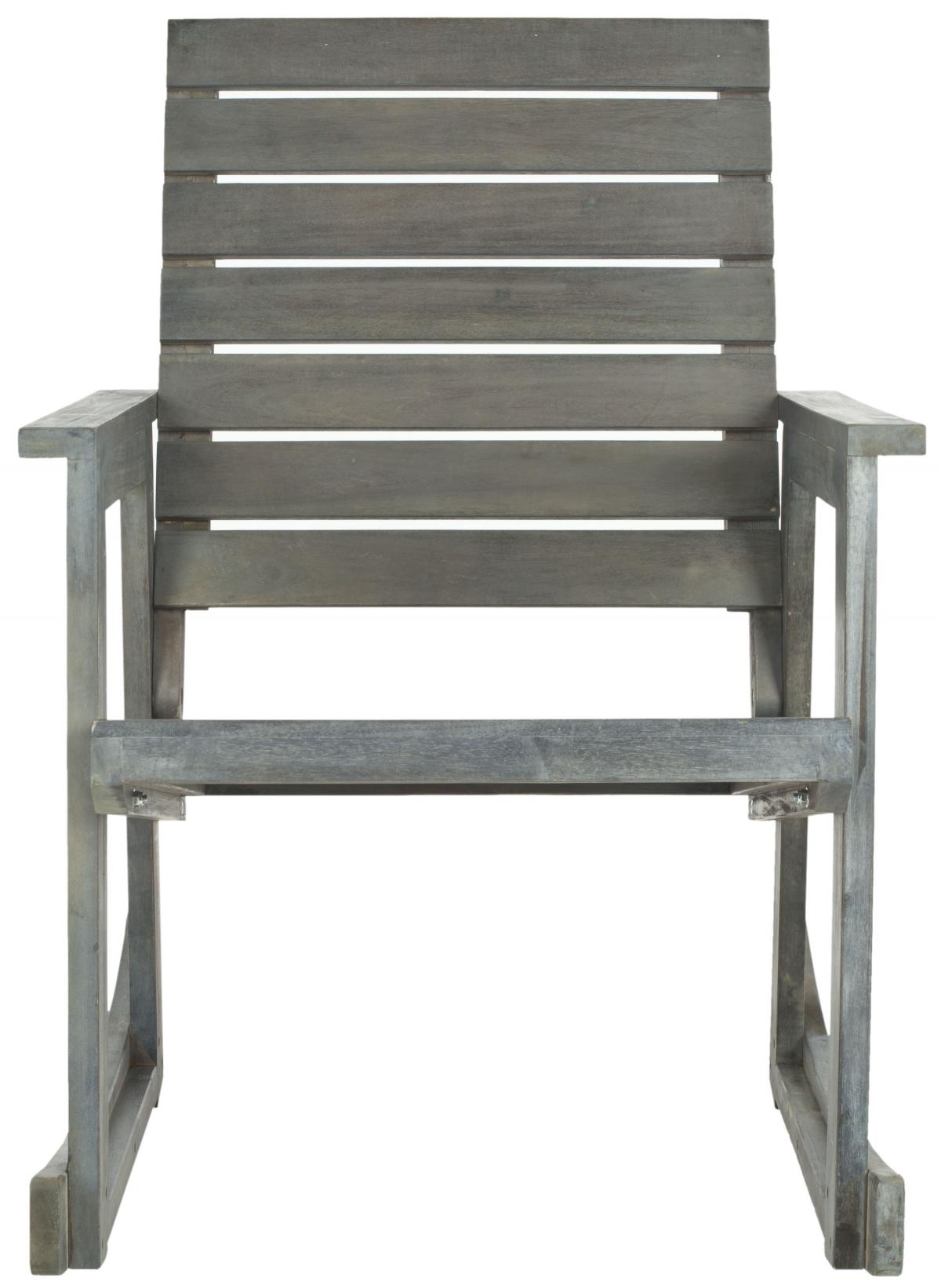  Safavieh Alexei Rocking Chair - Ash Gray - Bonton