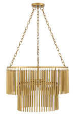 Harmony Two-Tier Brass Statement Chandelier