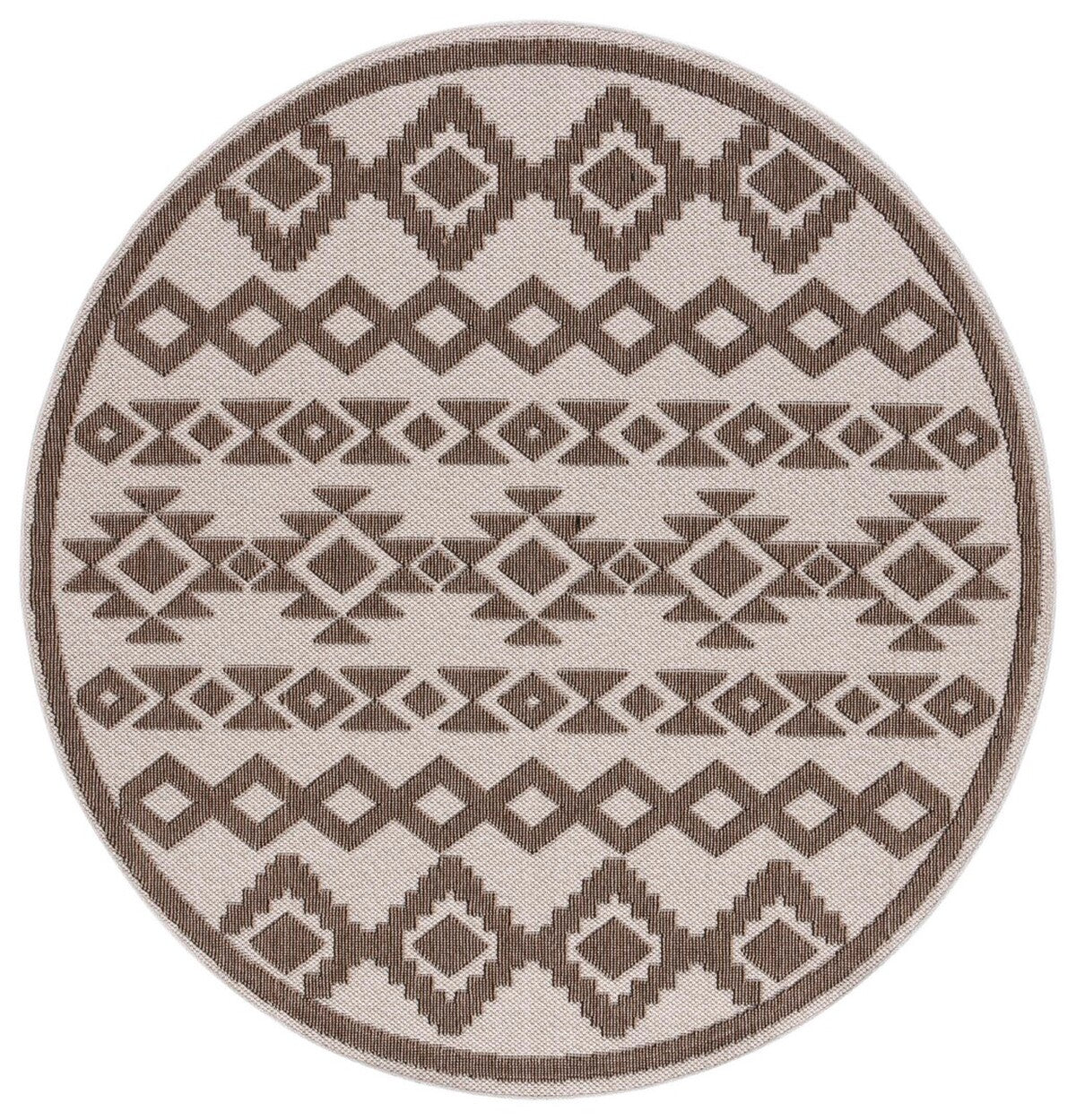  Safavieh Global 210 Indoor / Outdoor Rug - Grey / Beige - Bonton