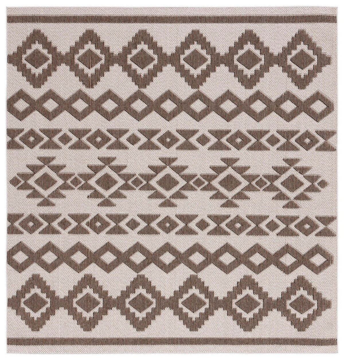  Safavieh Global 210 Indoor / Outdoor Rug - Grey / Beige - Bonton