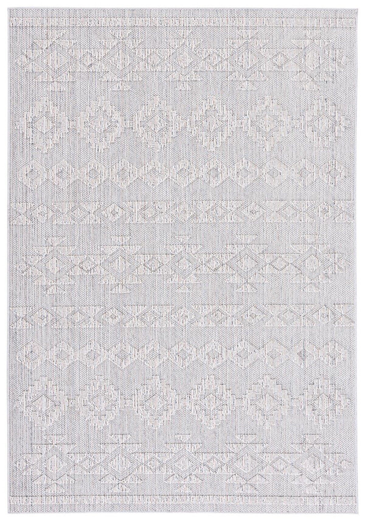  Safavieh Global 210 Indoor / Outdoor Rug - Grey / Beige - Bonton