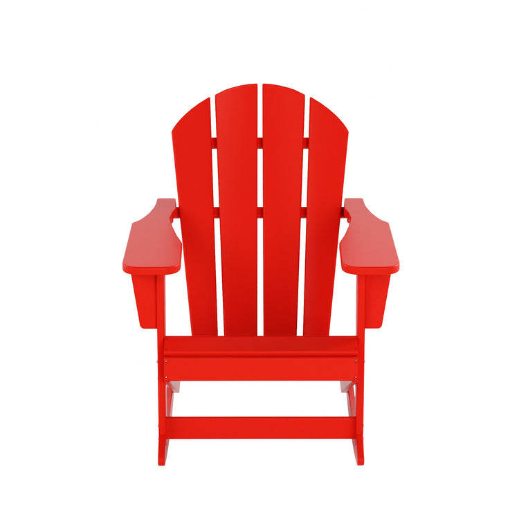 Classic Porch Outdoor Patio Rocking Adirondack Chair