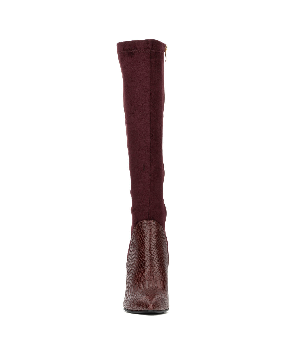  Women's Mia Tall Boot - Burgundy - Bonton