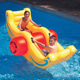 90" Inflatable Yellow and Red Water Sports Sea-Saw Rocker Swimming Pool Toy