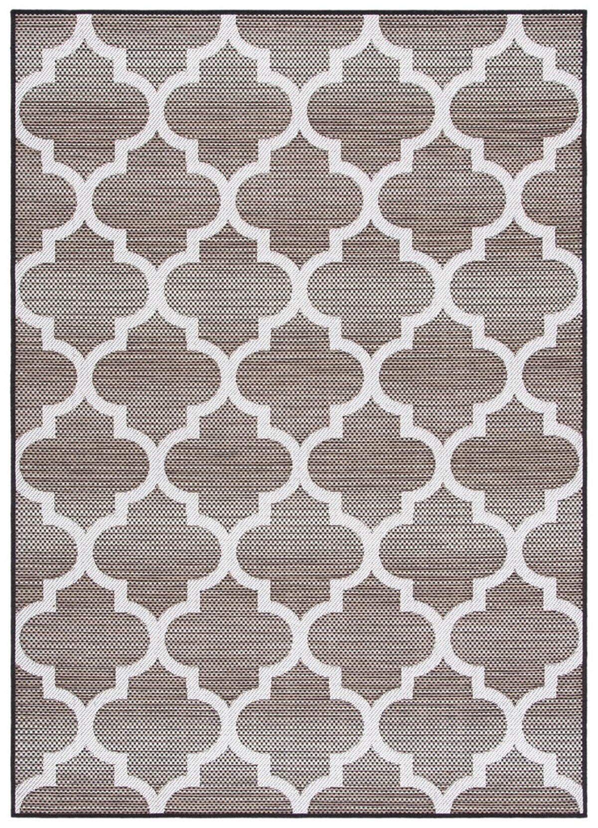  Safavieh Havana 329 Indoor / Outdoor Rug - Light Brown / Ivory - Bonton