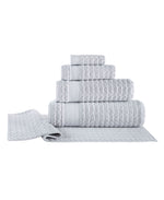 Herringbone 2 Piece Wash Towel Set