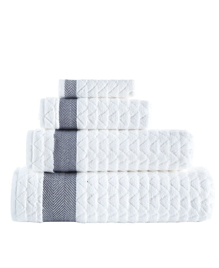 Herringbone Turkish Cotton Wash Towel