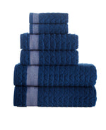 Herringbone 6 Piece Towel Set