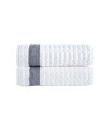 Herringbone 2 Piece Bath Towel Set