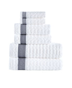 Herringbone 6 Piece Towel Set