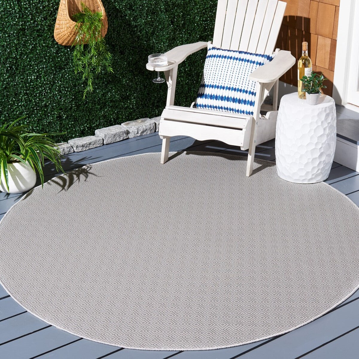  Safavieh Hampton 230 Indoor / Outdoor Rug - Green - Bonton