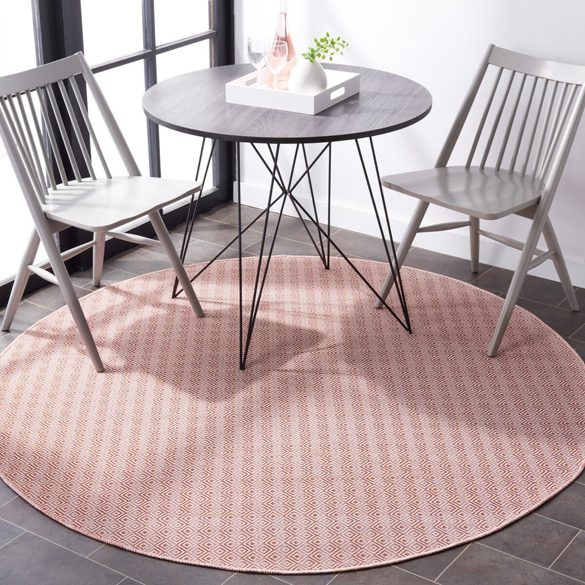  Safavieh Hampton 230 Indoor / Outdoor Rug - Brown - Bonton