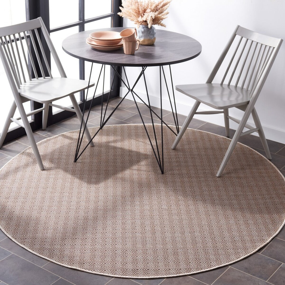  Safavieh Hampton 230 Indoor / Outdoor Rug - Grey - Bonton