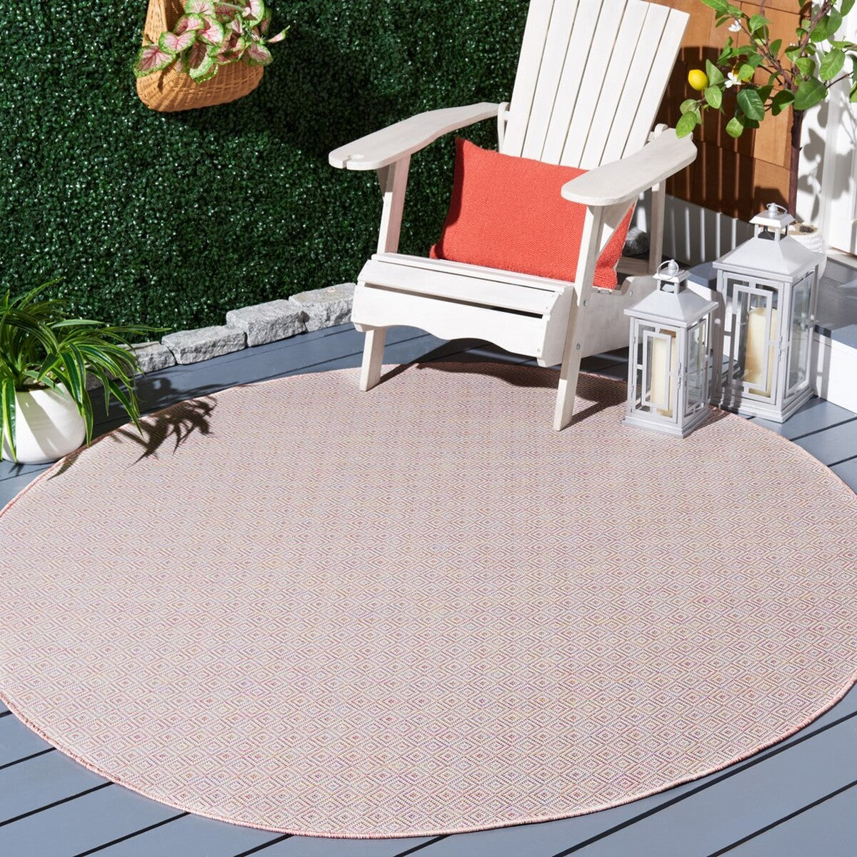  Safavieh Hampton 230 Indoor / Outdoor Rug - Brown - Bonton